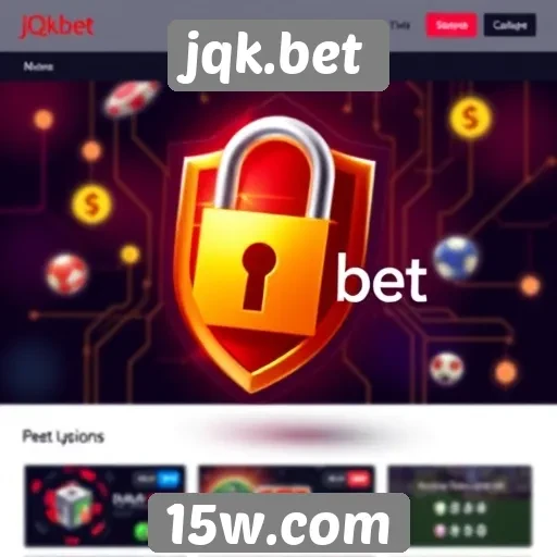 Sistema de segurança avançado no site jqk.bet